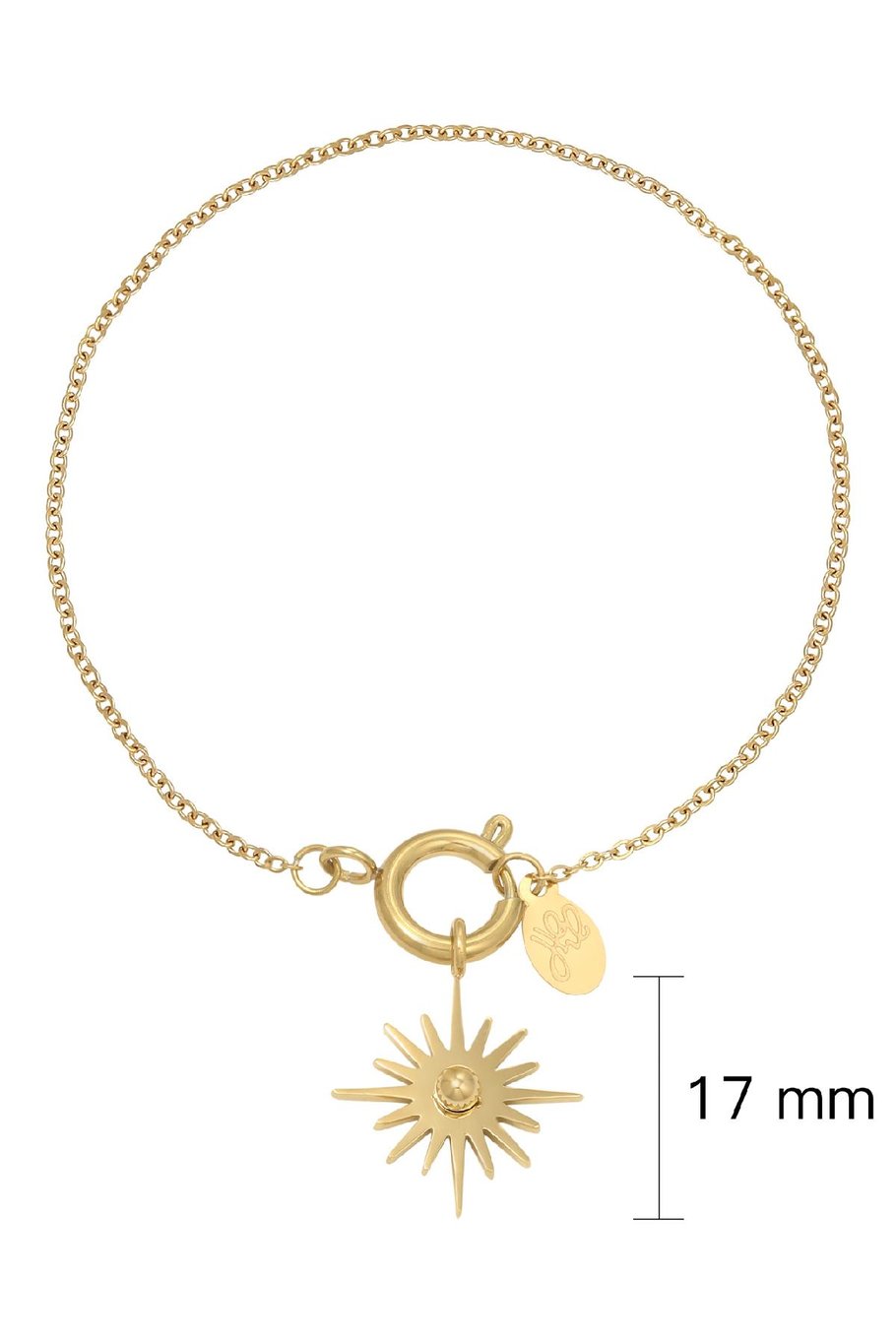 Pulsera Nova Star Color dorado Acero inoxidable Imagen2